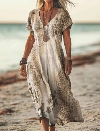 Aila™ | Floral Midi Dress