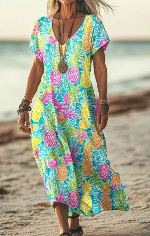 Aila™ | Floral Midi Dress