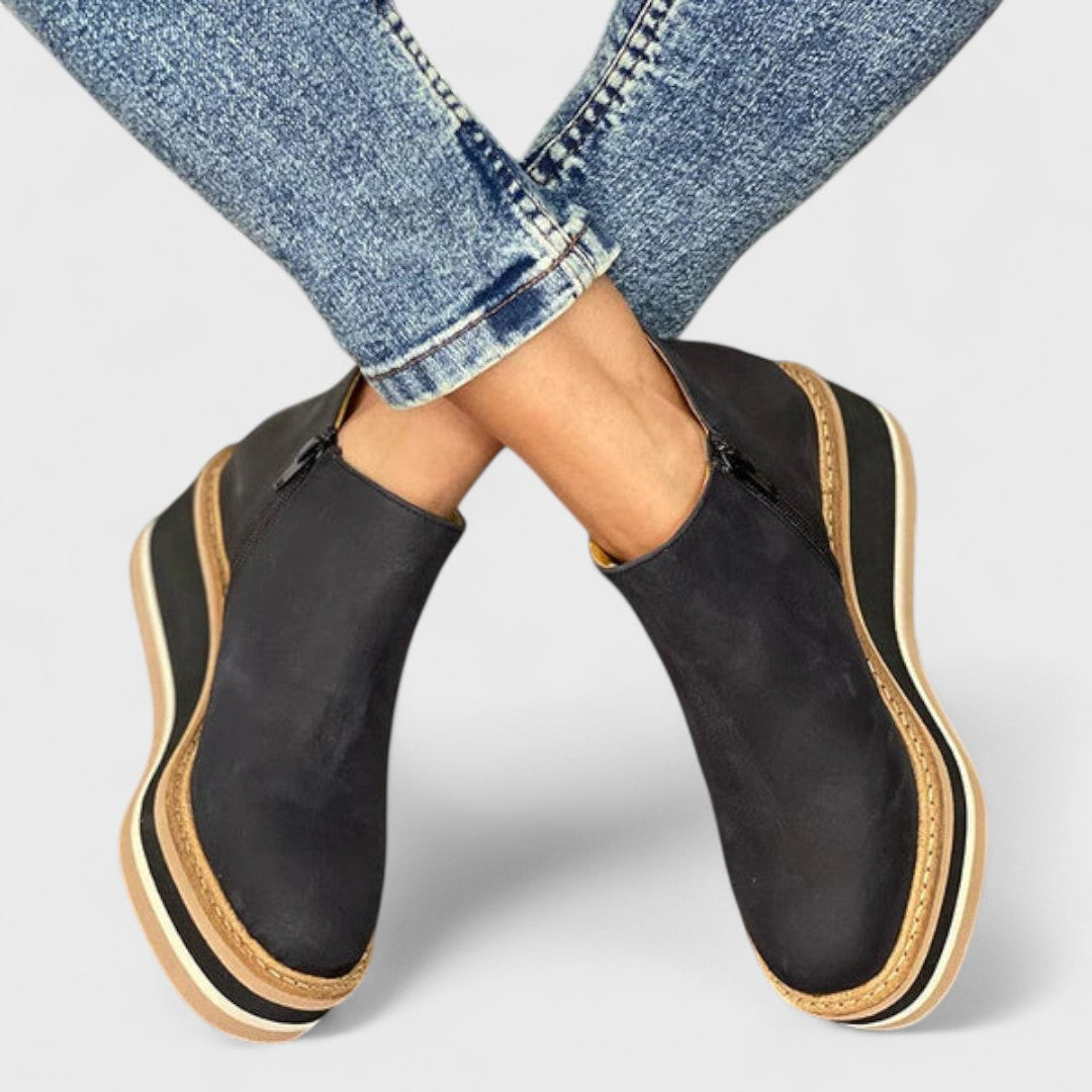 Isadora | Women's Chelsea Ankle Boots - Brown - Image 7