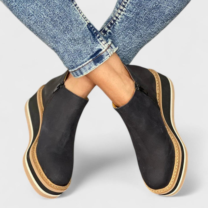 Isadora | Women's Chelsea Ankle Boots - Brown - Image 7