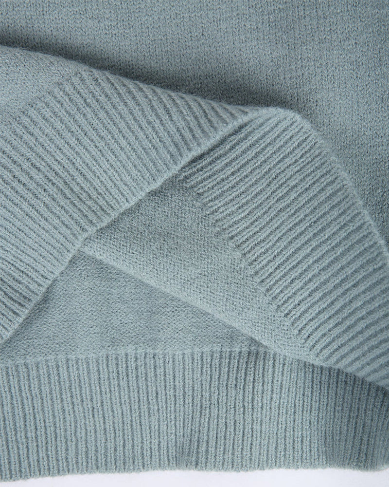 Juniper | Women's Fair Isle Round Neck Jumper - Teal - Image 6