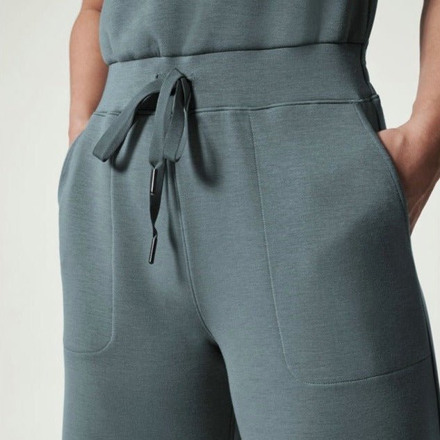 Lavette | Women's Wide Leg Jumpsuit Sleeveless - Beige - Image 8