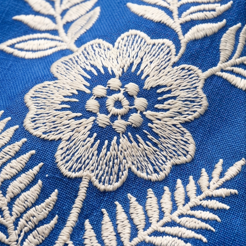 Leanora | Women's Floral Midi Dress with Flutter Sleeves - Royal Blue - Image 8