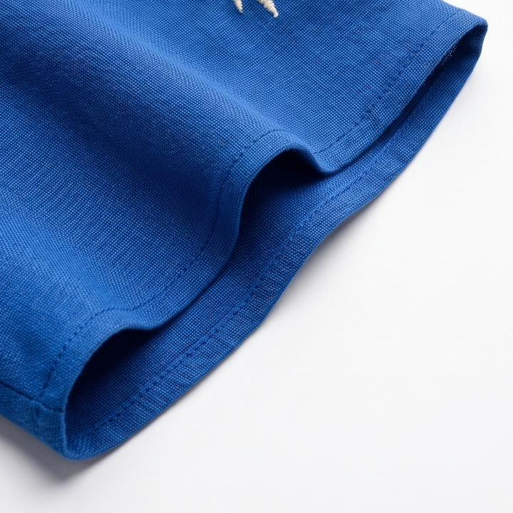 Leanora | Women's Floral Midi Dress with Flutter Sleeves - Royal Blue - Image 9