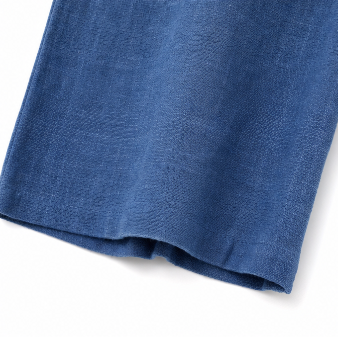 Lerwick | Women's High Waist Wide Leg Pants - Blue - Image 11