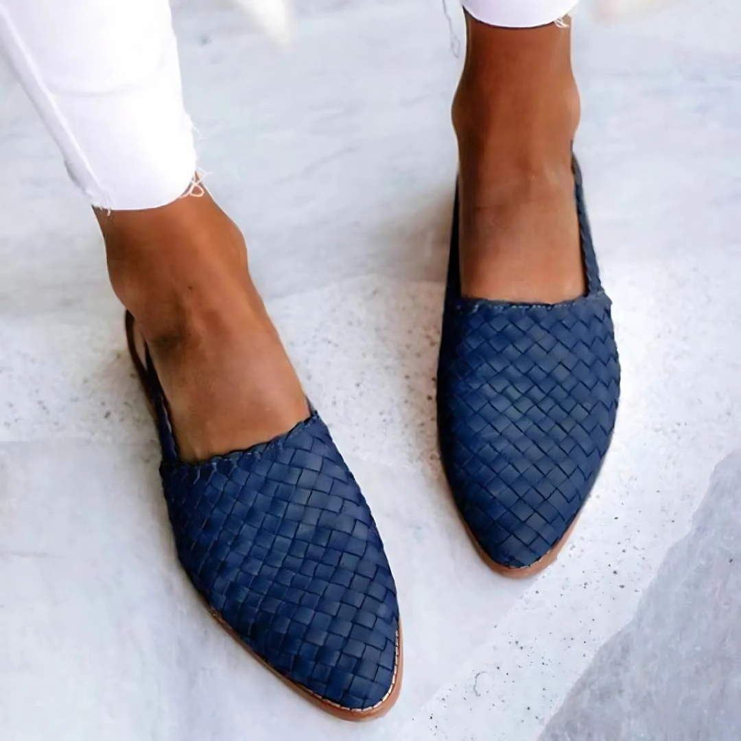 Liv™ | Chic Woven Slingbacks
