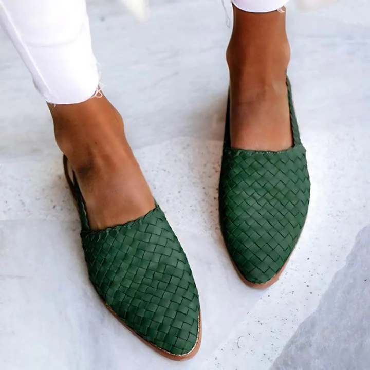 Liv™ | Chic Woven Slingbacks