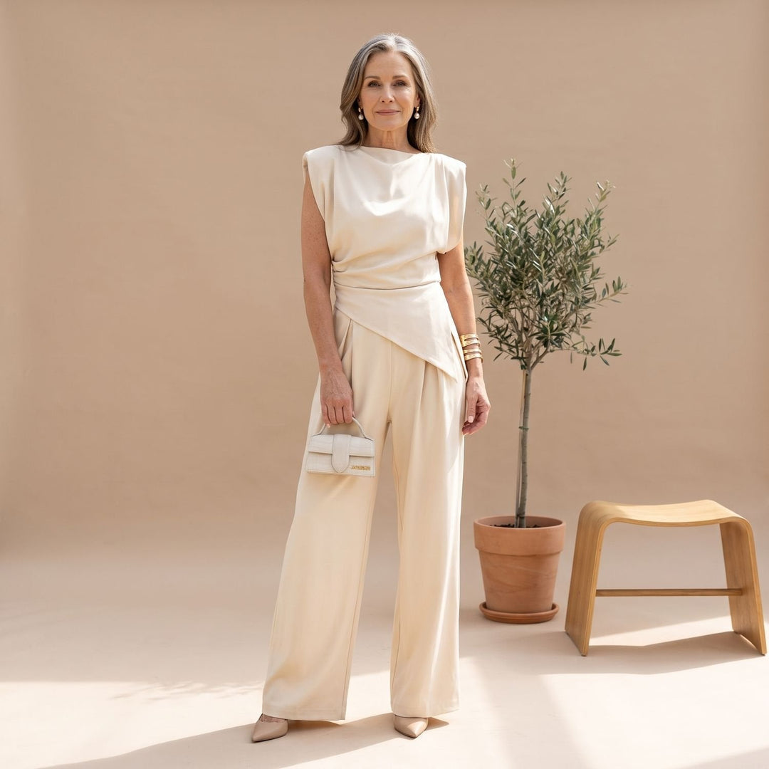 Lorindra | Women's Two Piece Set Wide Leg Trousers - Image 1