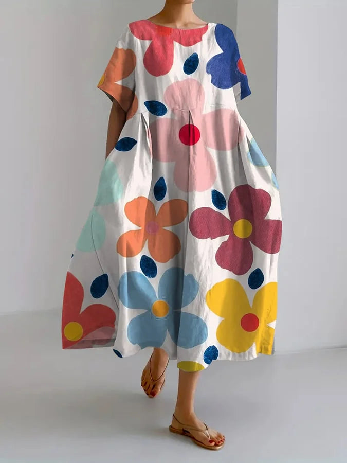 Luvaine | Women's Summer Midi Dress - Image 2