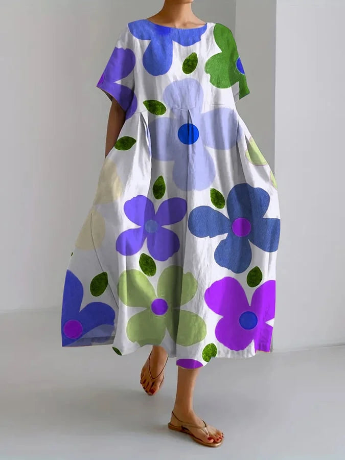 Luvaine | Women's Summer Midi Dress - Image 4