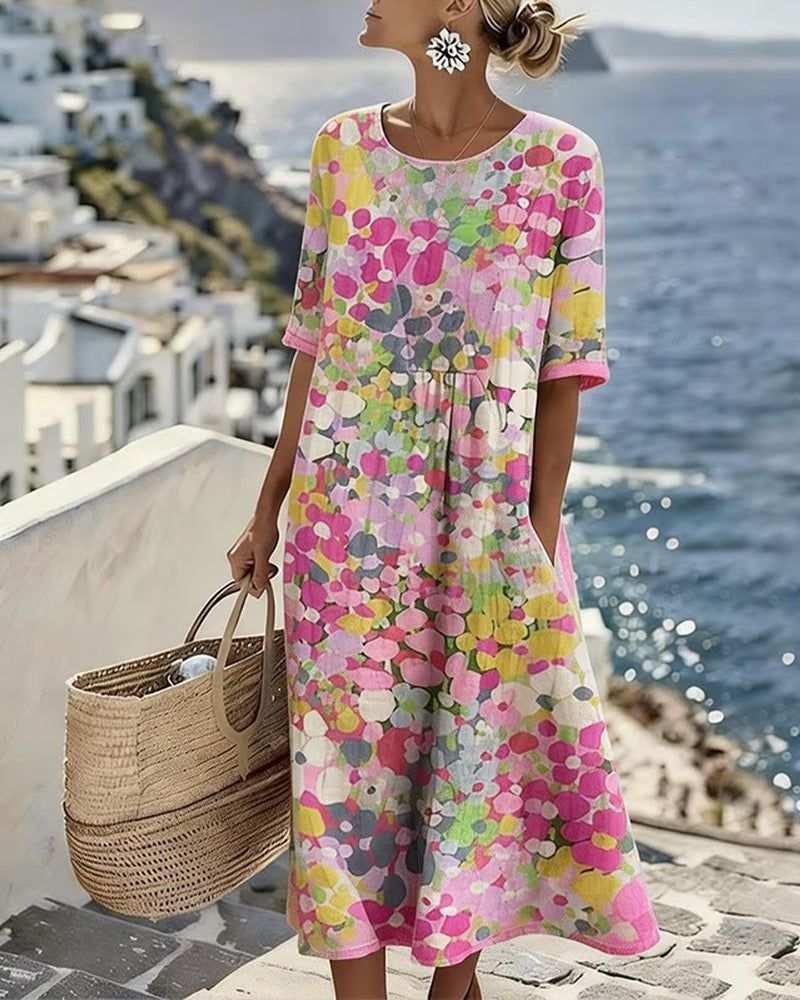 Mariselle | Women's Summer Midi Dress - Image 1