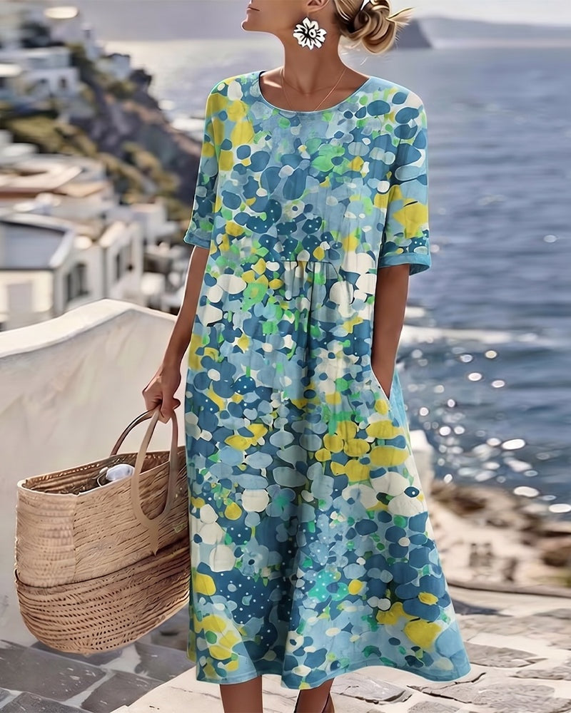 Mariselle | Women's Summer Midi Dress - Image 3