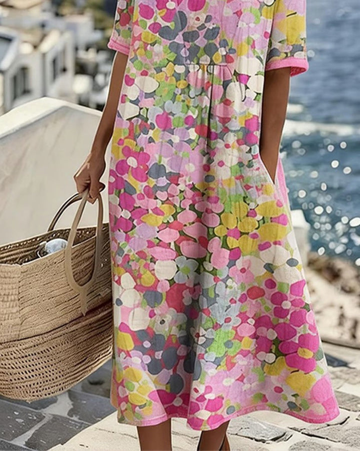 Mariselle | Women's Summer Midi Dress - Image 5