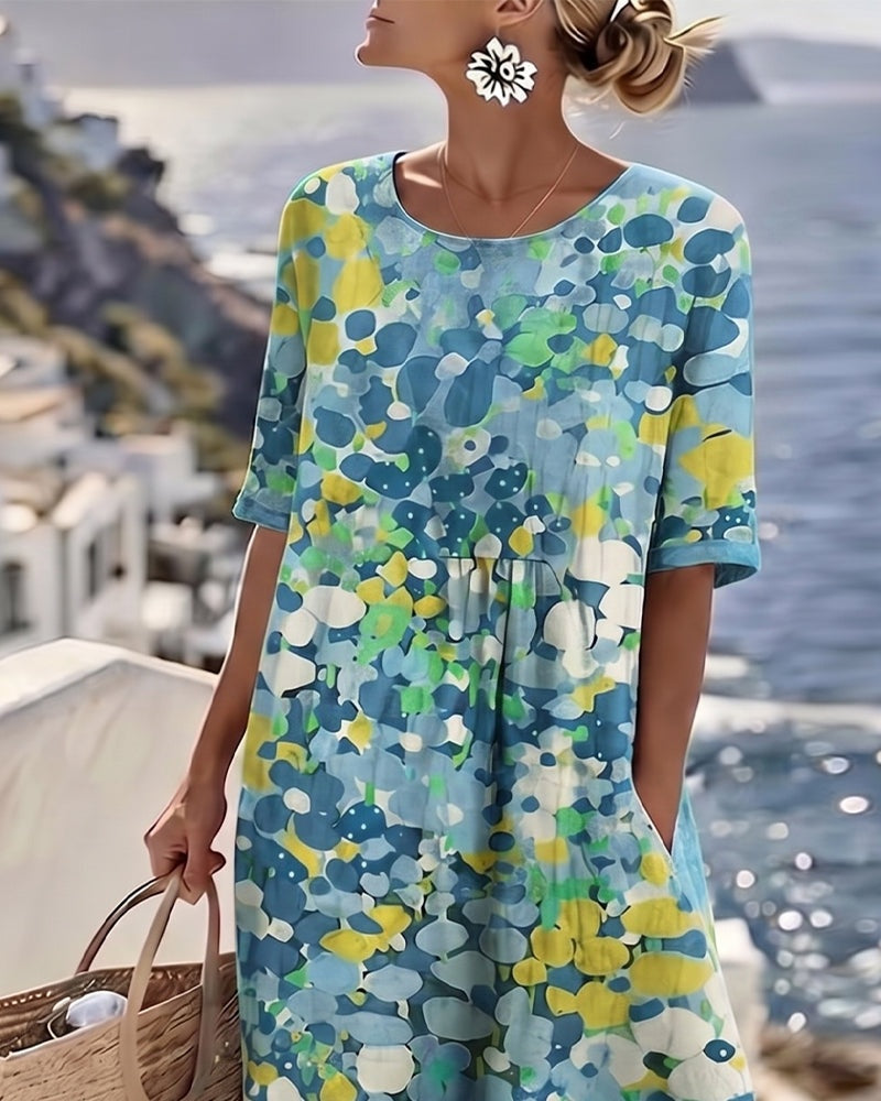 Mariselle | Women's Summer Midi Dress - Image 9