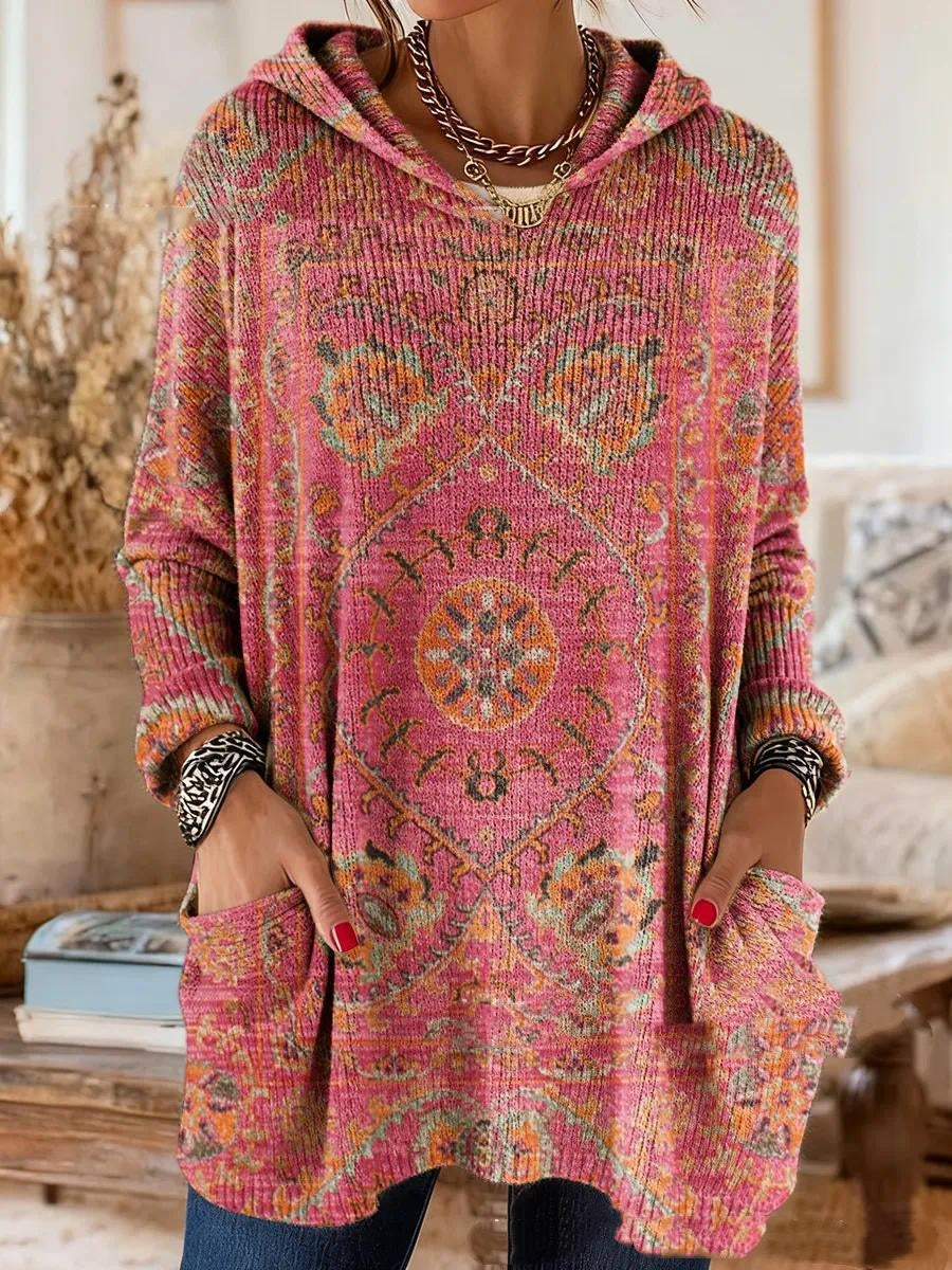 Marvelle | Women's Boho Hooded Tunic Top - Image 6