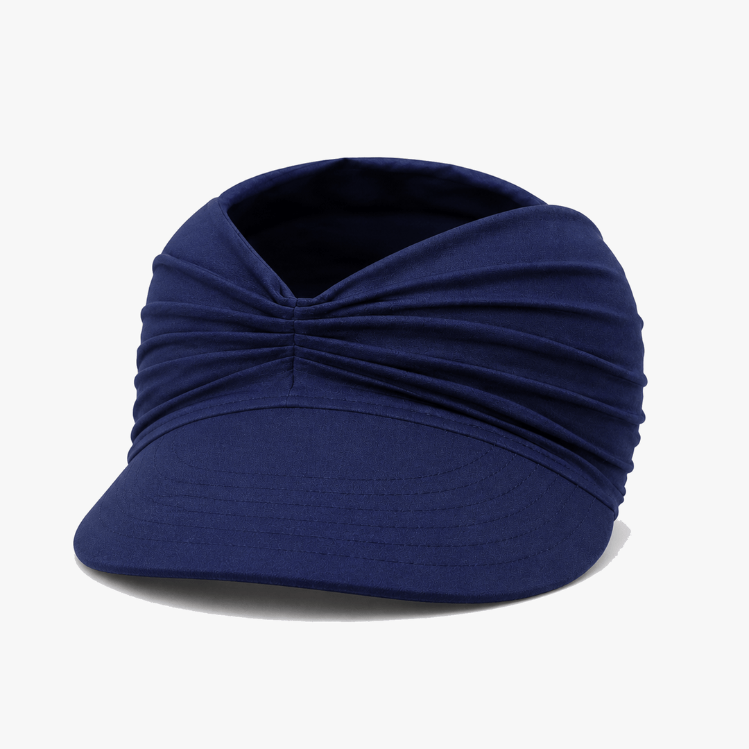 Nerys | Women's UPF 50+ Wide Brim Sun Visor Hat - Black - Image 15