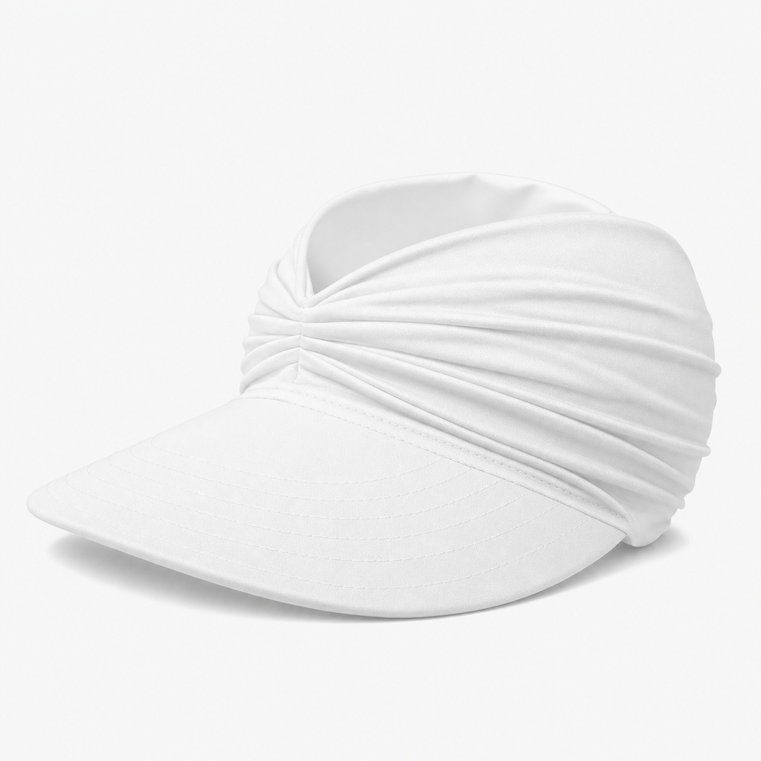 Nerys | Women's UPF 50+ Wide Brim Sun Visor Hat - Black - Image 16
