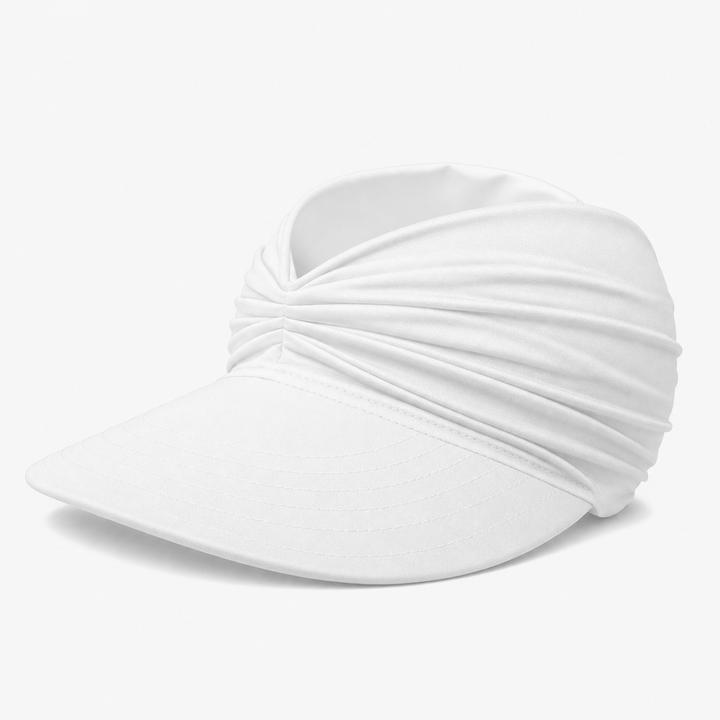 Nerys | Women's UPF 50+ Wide Brim Sun Visor Hat - Black - Image 16