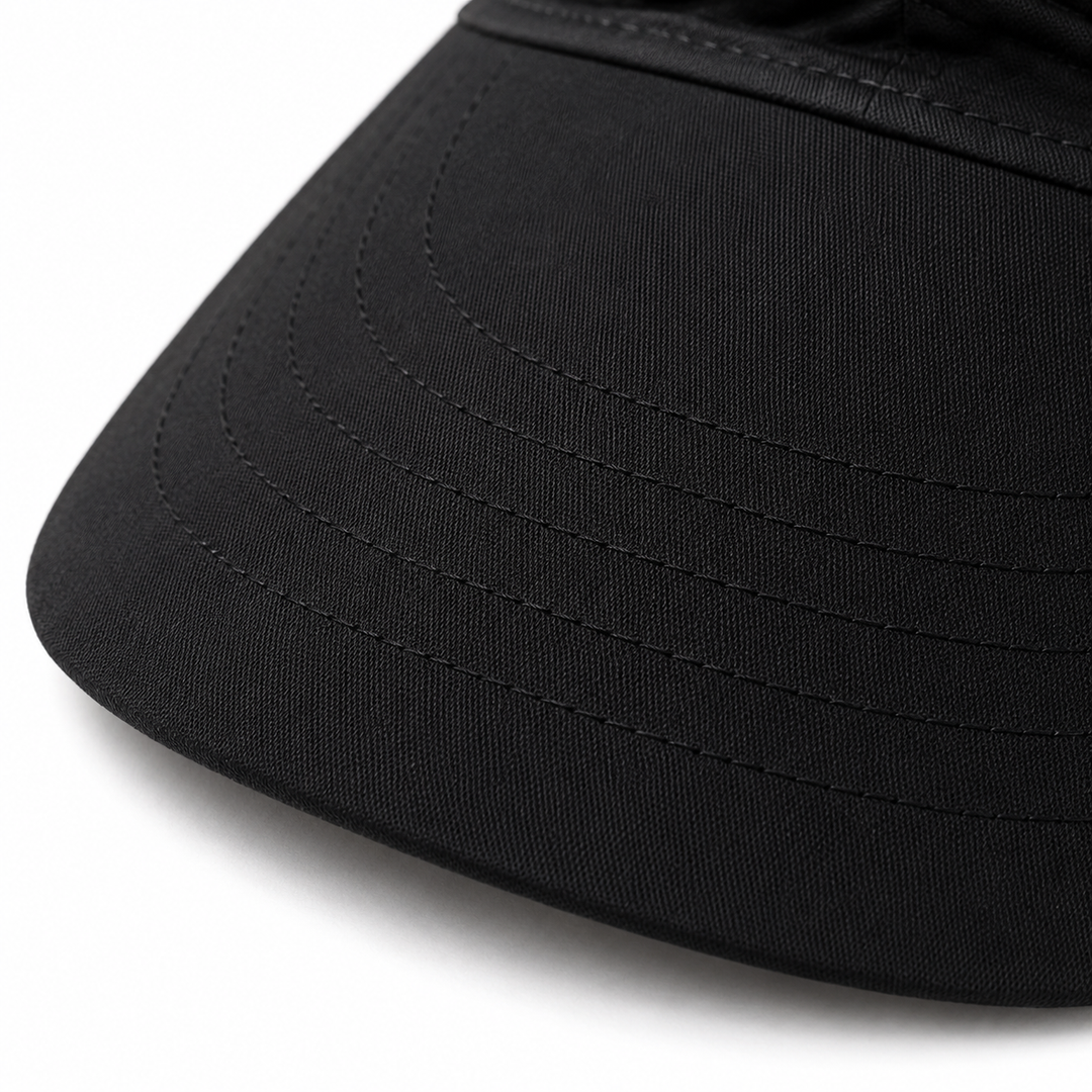 Nerys | Women's UPF 50+ Wide Brim Sun Visor Hat - Black - Image 9