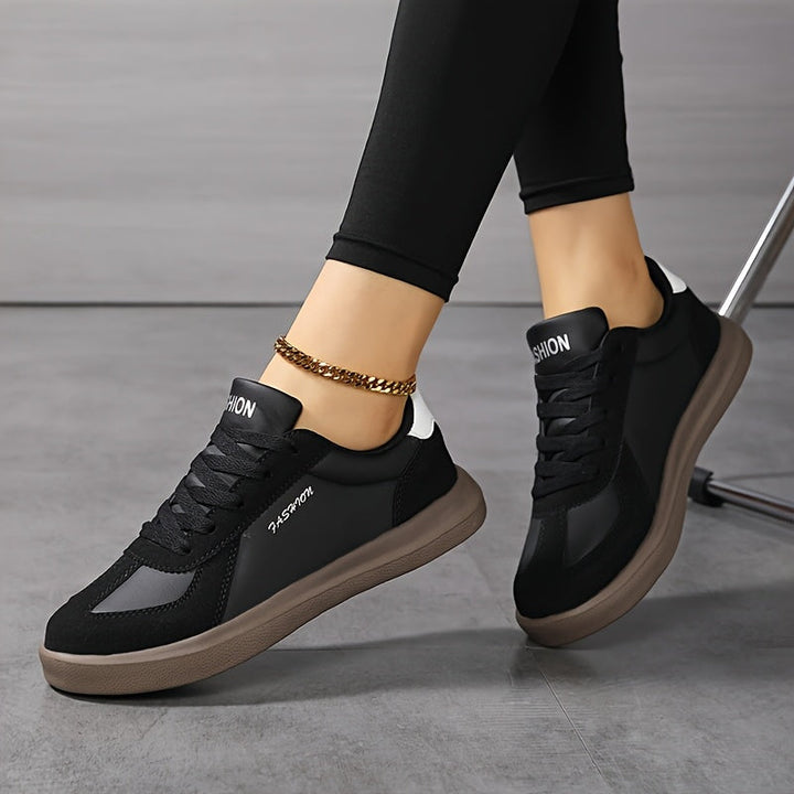 Nevara | Women's Casual Sneakers Lace-Up Trainers - Image 1