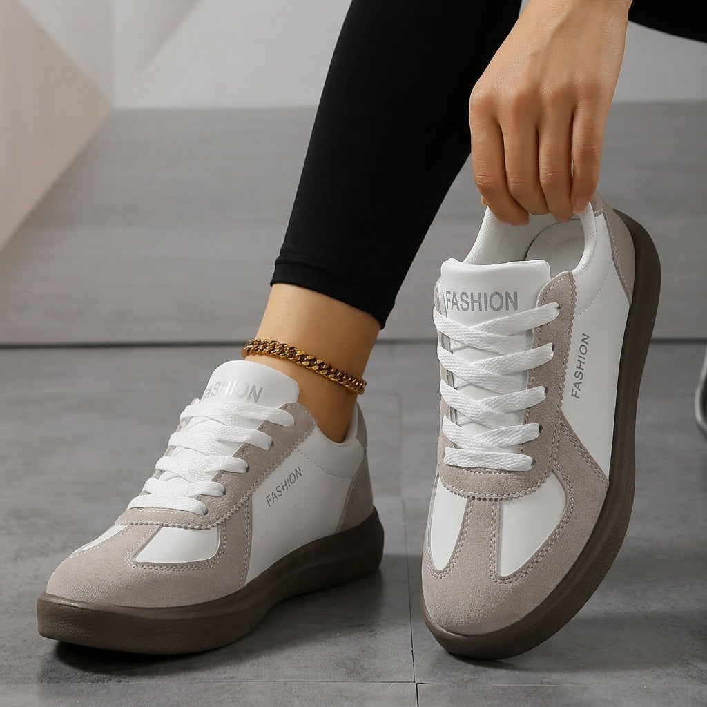 Nevara | Women's Casual Sneakers Lace-Up Trainers - Image 14