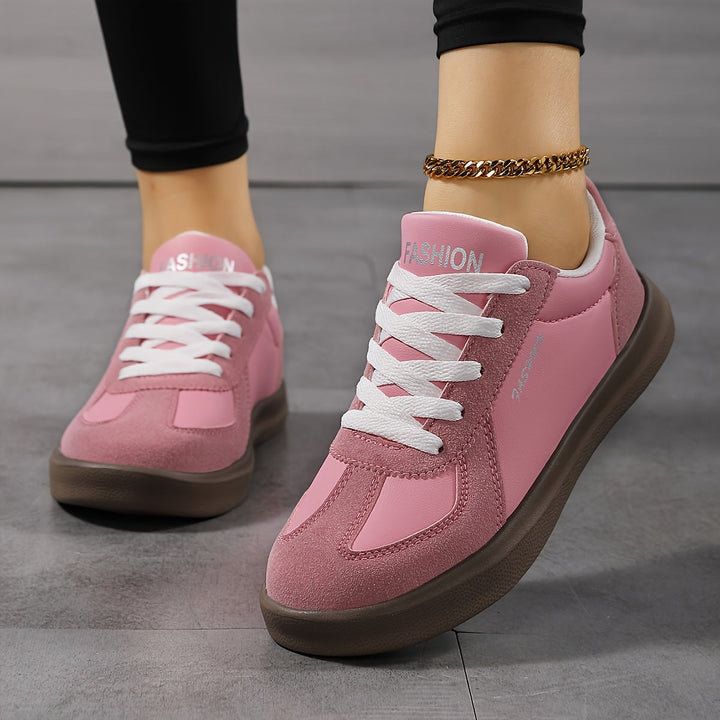 Nevara | Women's Casual Sneakers Lace-Up Trainers - Image 2