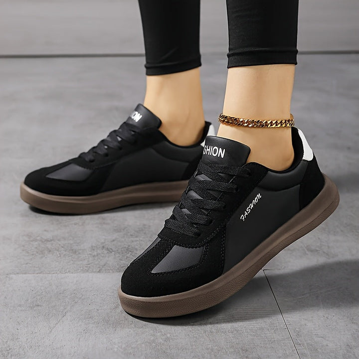 Nevara | Women's Casual Sneakers Lace-Up Trainers - Image 3