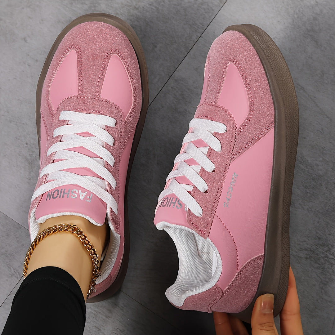 Nevara | Women's Casual Sneakers Lace-Up Trainers - Image 4