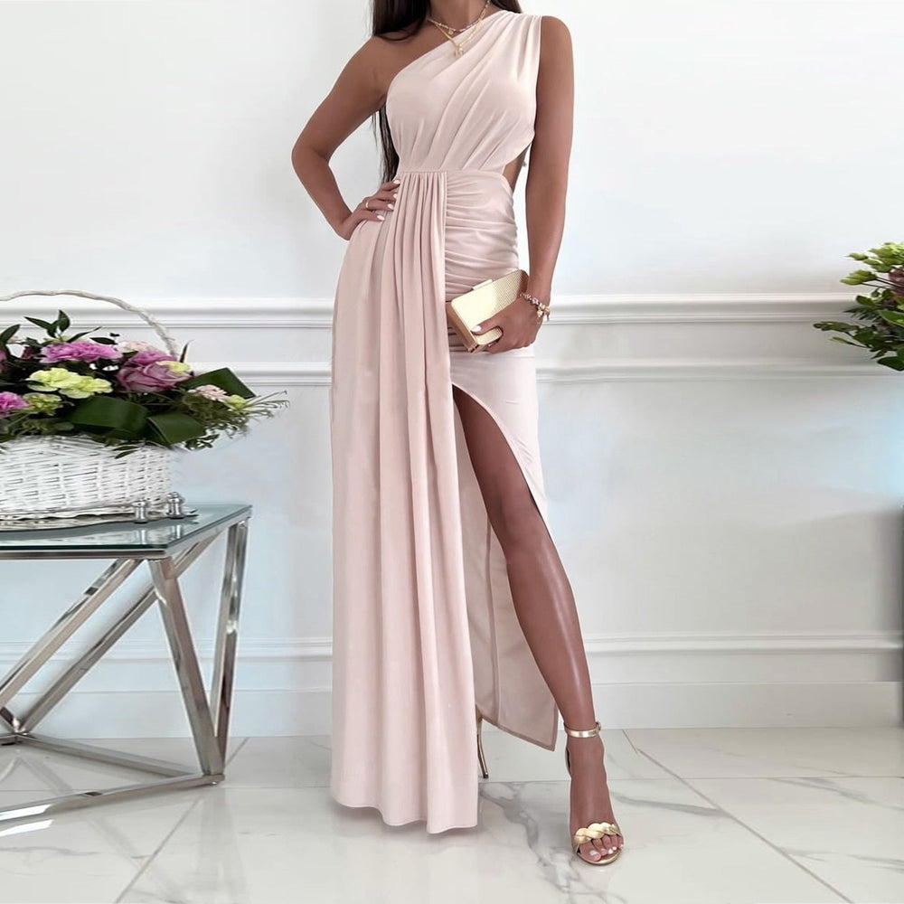 Orvaine | Women's Wedding Guest Dress One Shoulder Maxi - Image 2