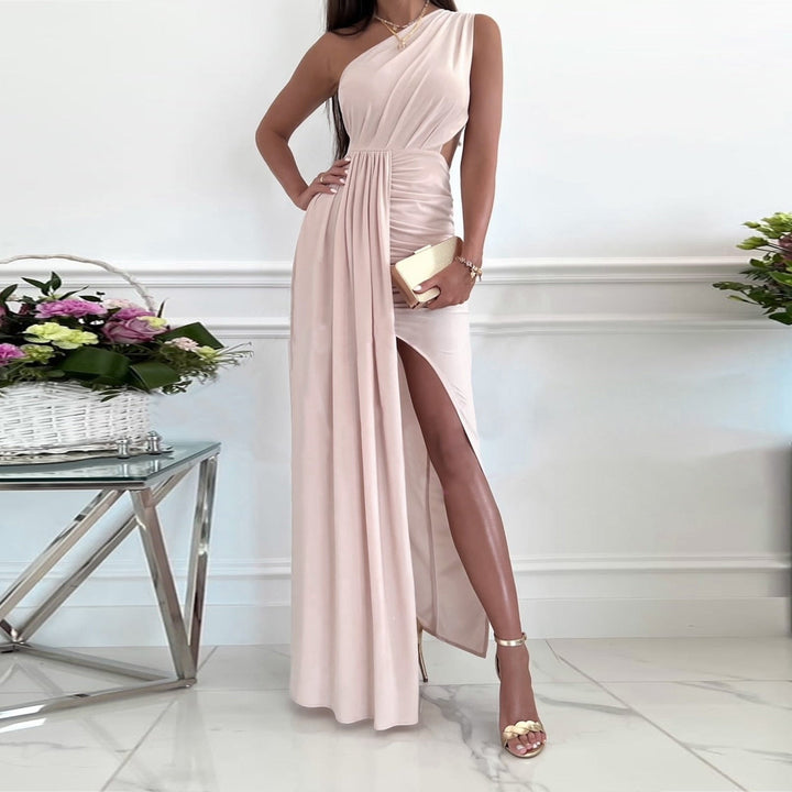 Orvaine | Women's Wedding Guest Dress One Shoulder Maxi - Image 2