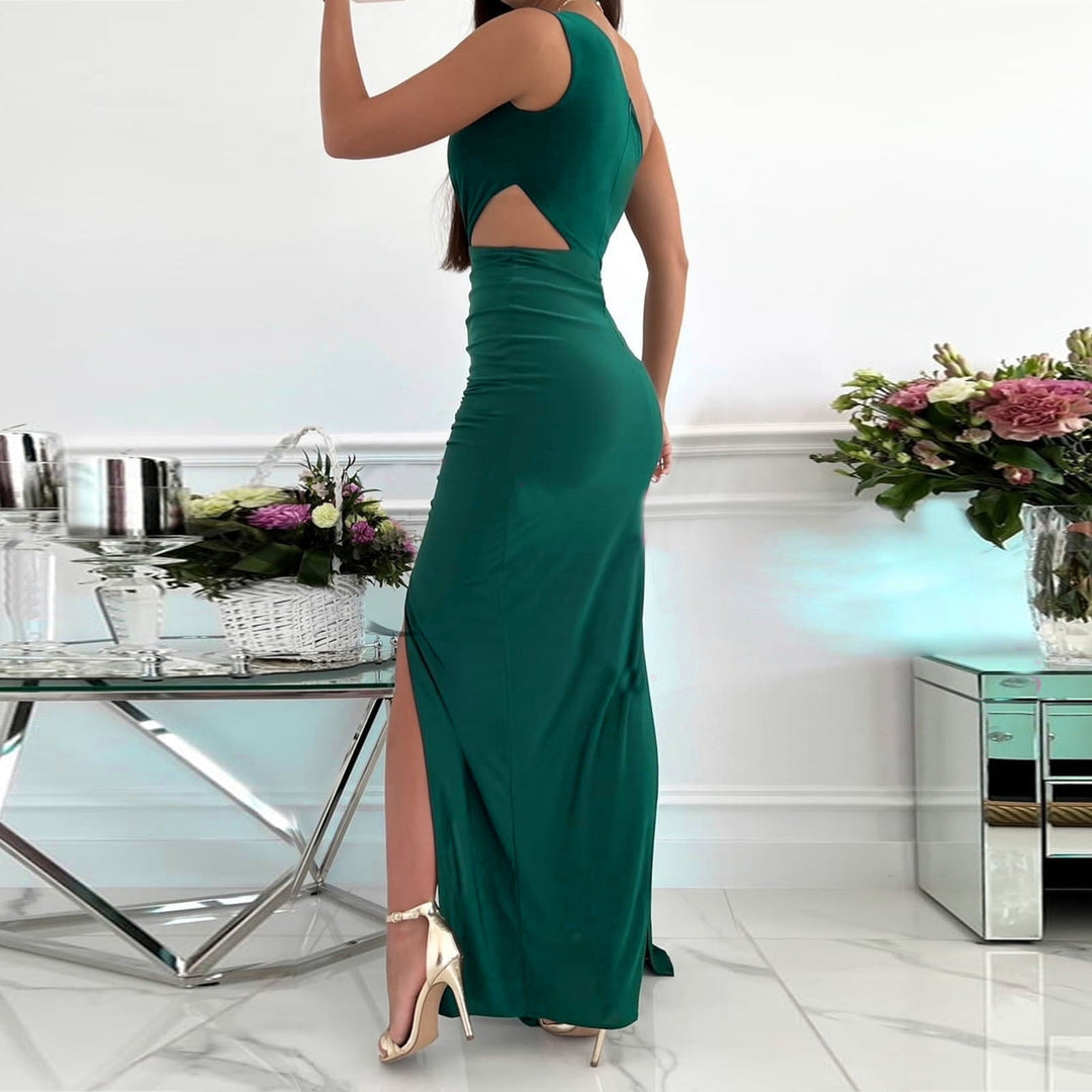 Orvaine | Women's Wedding Guest Dress One Shoulder Maxi - Image 4