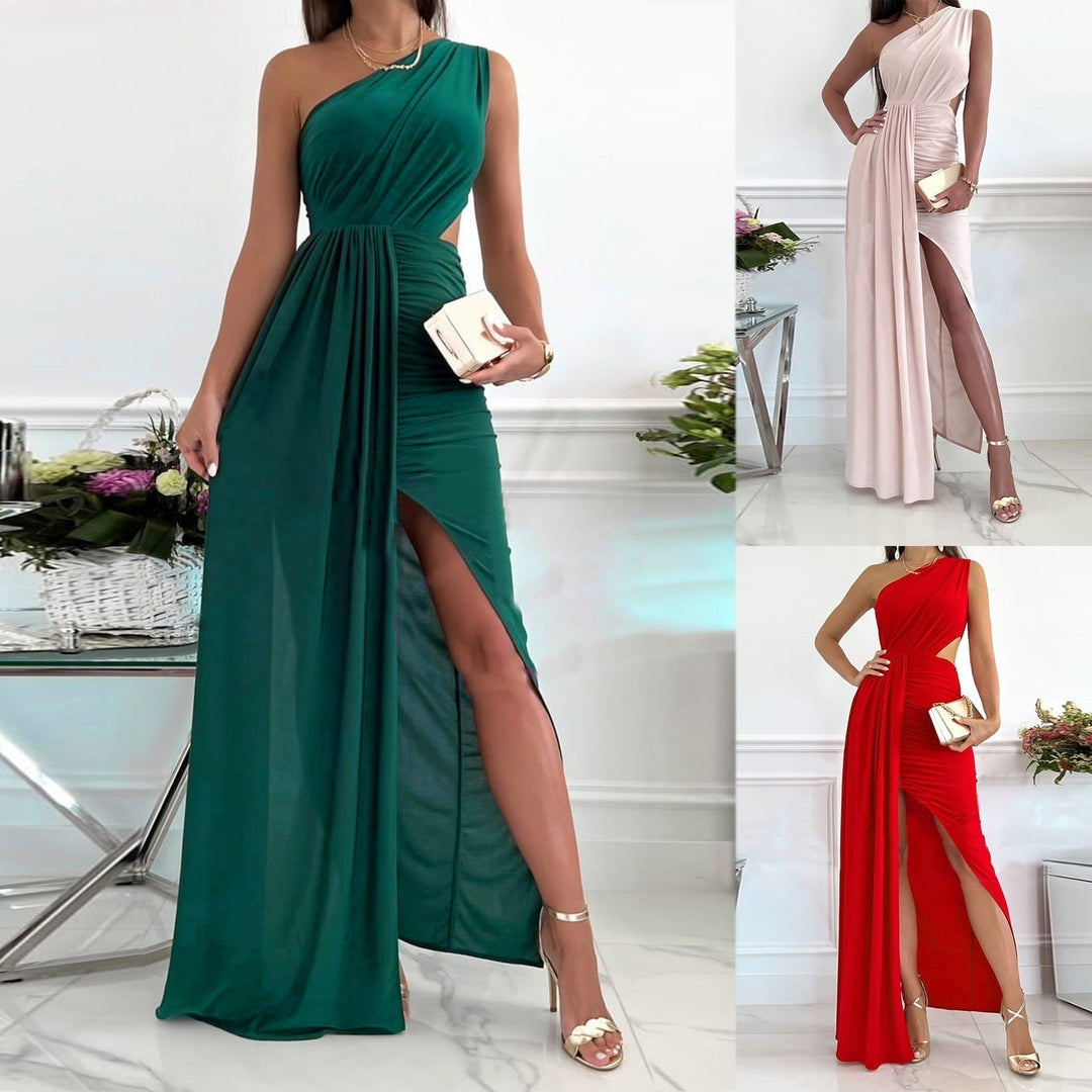Orvaine | Women's Wedding Guest Dress One Shoulder Maxi - Image 7