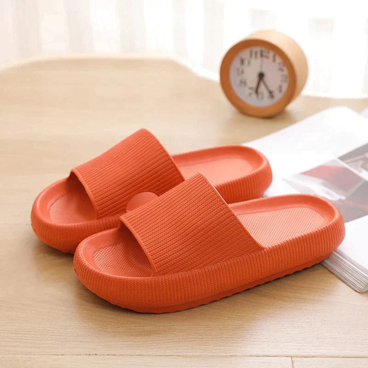 Orvinda | Women's Thick-Sole Slide Sandals - Orange - Image 1
