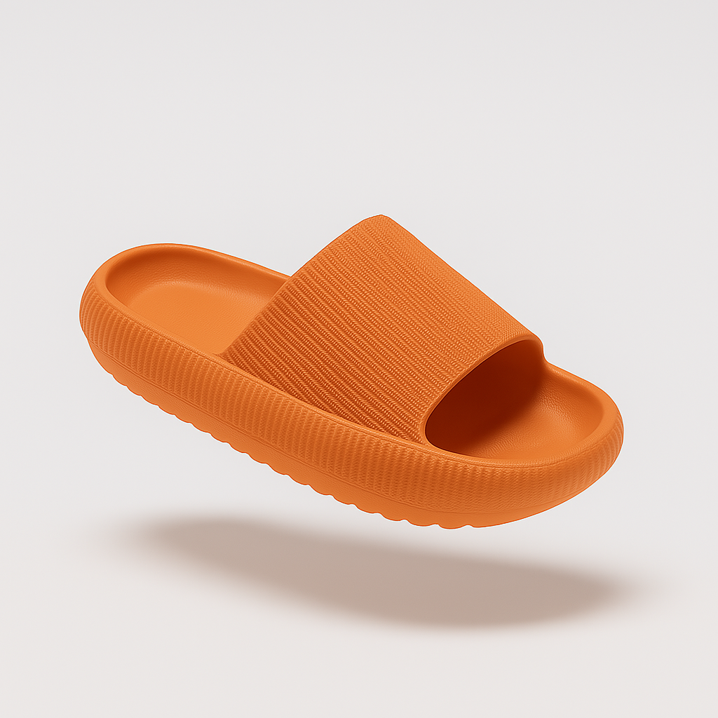 Orvinda | Women's Thick-Sole Slide Sandals - Orange - Image 7