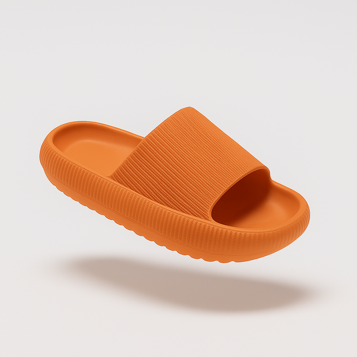 Orvinda | Women's Thick-Sole Slide Sandals - Orange - Image 7