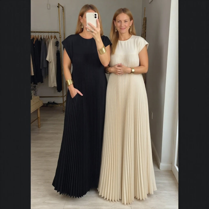 Gwendoline | Pleated Maxi Dress