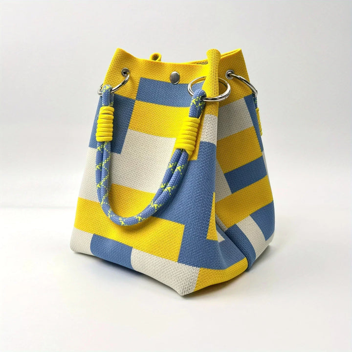 Primrose | Women's Bucket Drawstring Statement Bag - Image 2