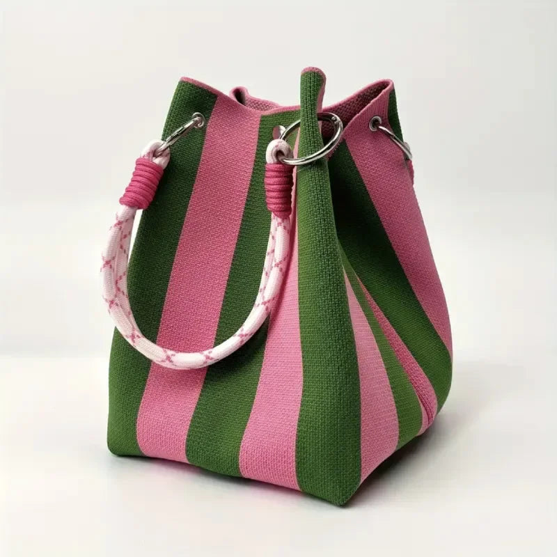 Primrose | Women's Bucket Drawstring Statement Bag - Image 3