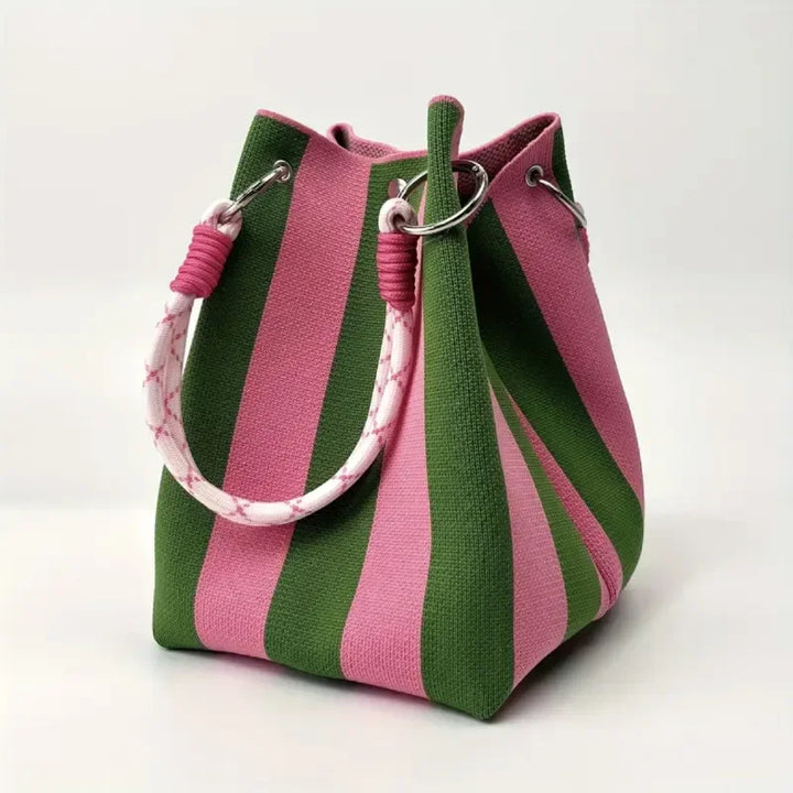 Primrose | Women's Bucket Drawstring Statement Bag - Image 3