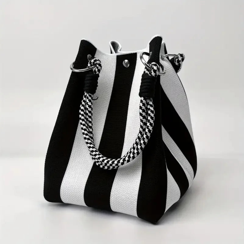 Primrose | Women's Bucket Drawstring Statement Bag - Image 4