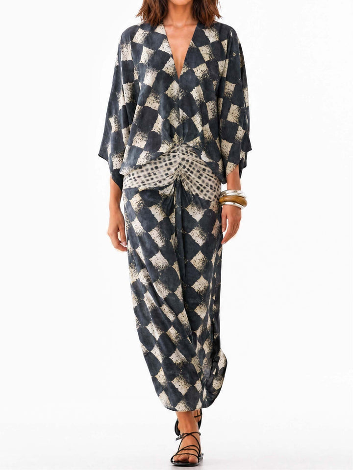 Quindara | Women's Boho Print Maxi Summer Dress - Image 3