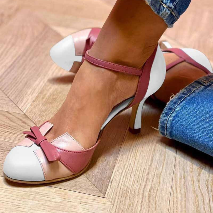 Quorella | Women's Block Heels Ankle Strap Pumps - Image 3