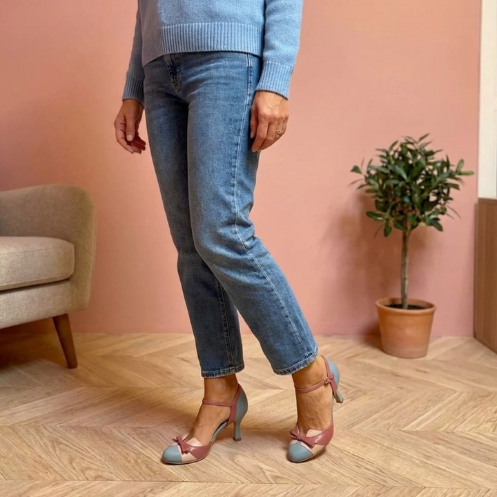 Quorella | Women's Block Heels Ankle Strap Pumps - Image 6