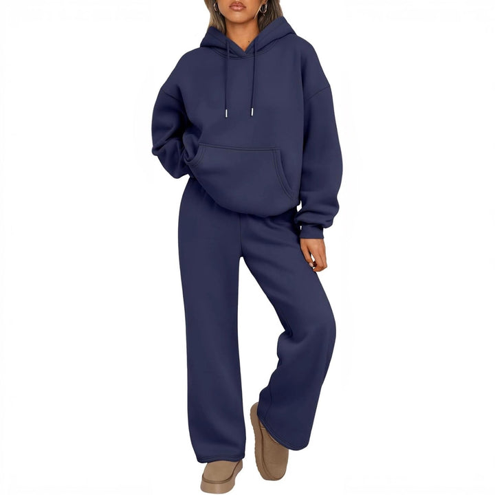 Remy | Women's Oversized Hoodie & Jogger Set - Navy - Image 1