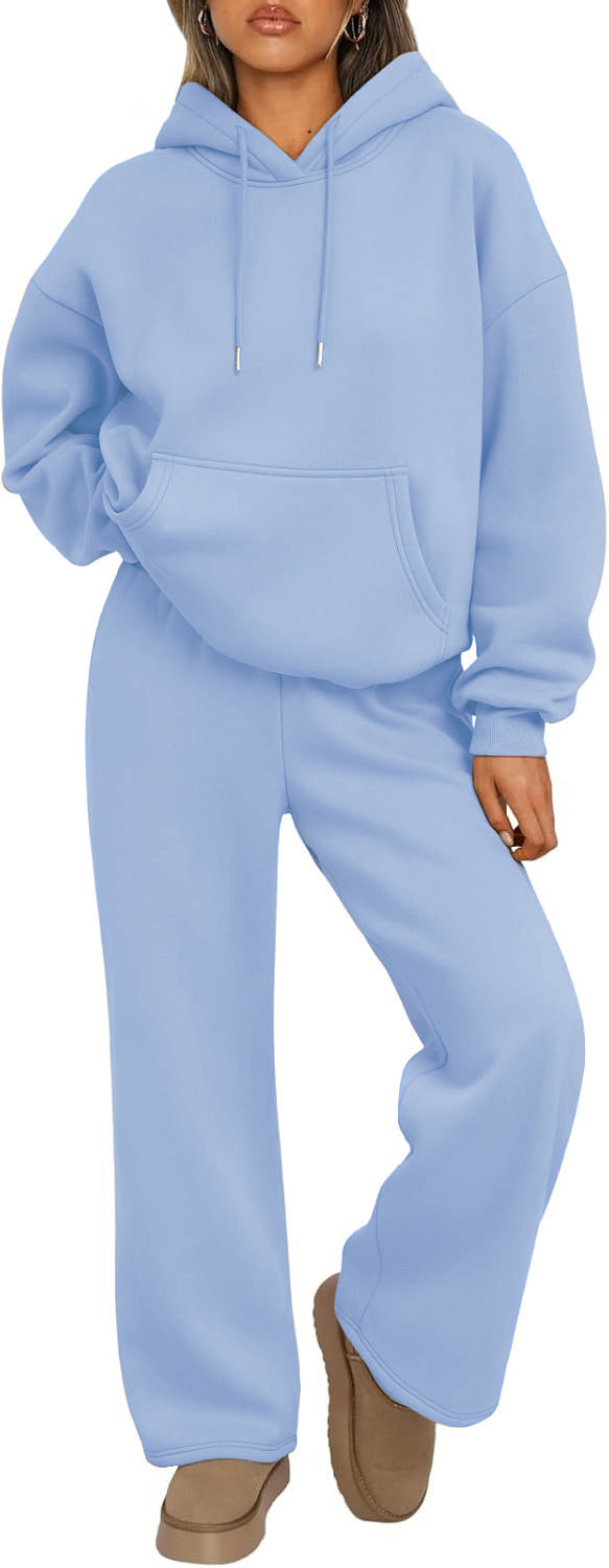 Remy | Women's Oversized Hoodie & Jogger Set - Navy - Image 12