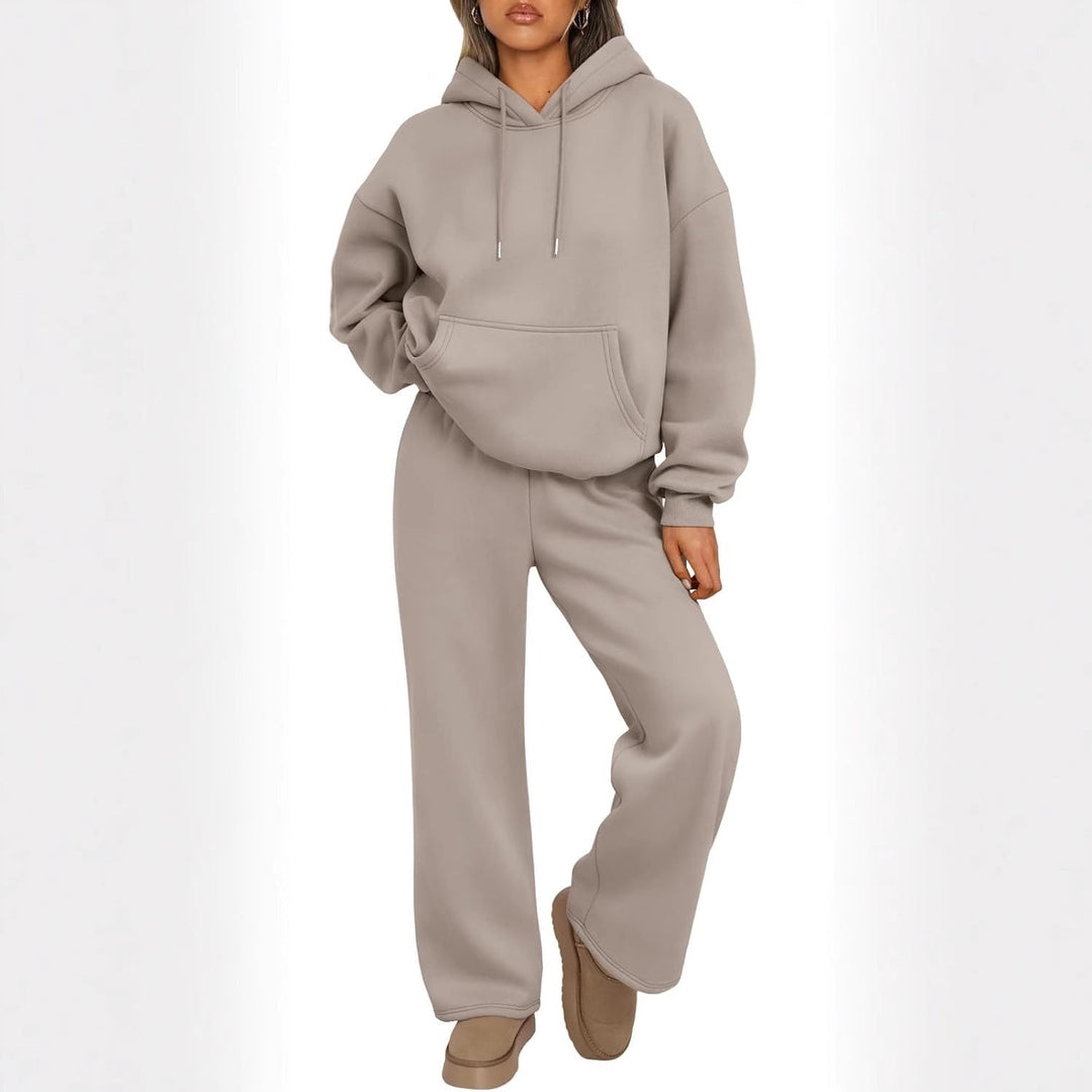 Remy | Women's Oversized Hoodie & Jogger Set - Navy - Image 3