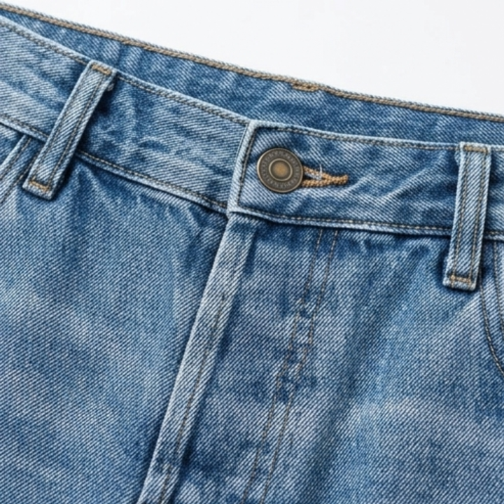 Renata | Women's Straight Leg Cropped Raw Hem Jeans - Light Blue - Image 8