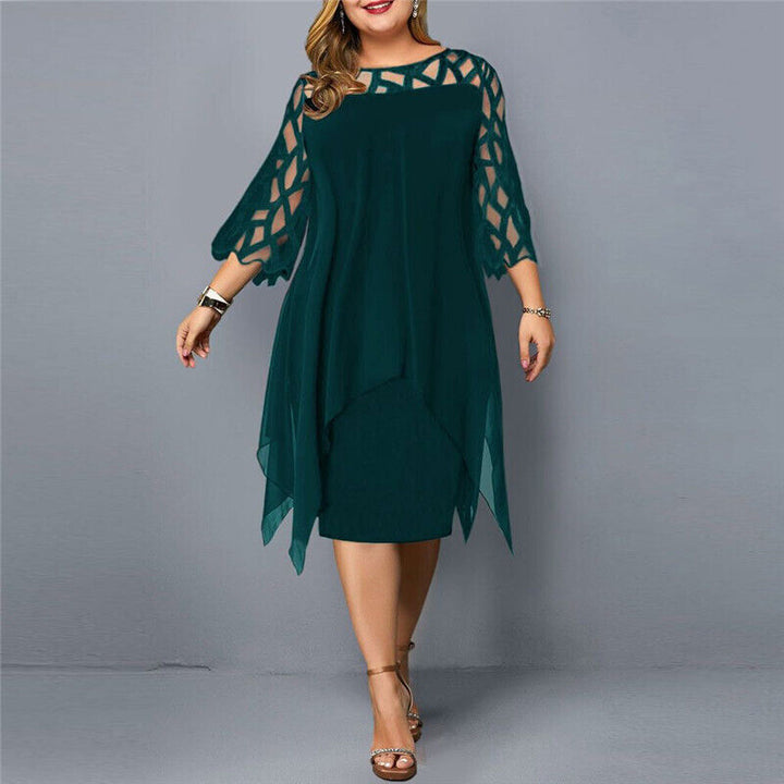 Freya | Plus Size Flowy Midi Dress