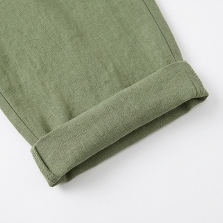 Selavyn | Women's Drawstring Capri Pants - Olive Green - Image 8