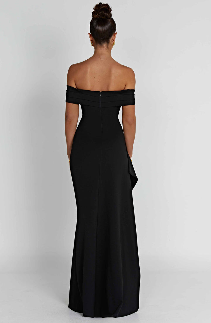 Selvaine | Women's Sequin Party Dress Maxi Gown - Black - Image 15